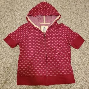 Aerie heart cropped hoodie